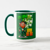 Lucky Leprechaun St Patrick’s Day Shirt – caneca Mok (Links)