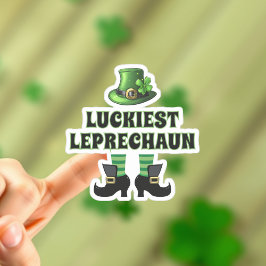 Lucky Leprechaun St. Patrick's Day Sticker