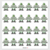 Lucky Leprechaun St. Patrick's Day Sticker (Vel)