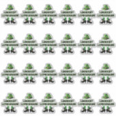 Lucky Leprechaun St. Patrick's Day Sticker (Voorkant)
