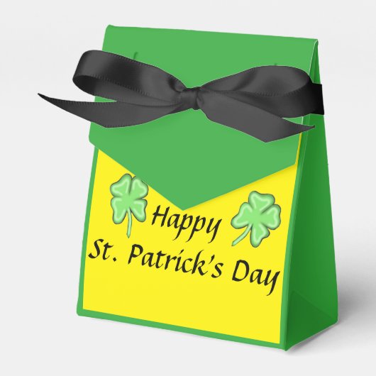 Lucky Leprechaun Tent Gift Bag Bedankdoosjes (Voorkant Zijde)