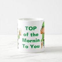 Lucky Leprechaun Top van de Mornin Coffee Mok