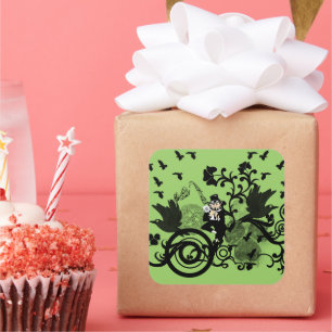 Lucky Leprechaun Vierkante Sticker