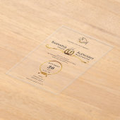 Lucky Liefde Westerne Rustieke Schuur Hoefijzers B Acryl Uitnodigingen (Laagn)