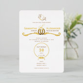 Lucky Liefde Westerne Rustieke Schuur Hoefijzers B Folie Uitnodiging (Staand Voorkant)