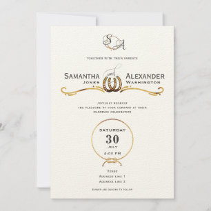 Lucky Liefde Westerne Rustieke Schuur Hoefijzers B Kaart