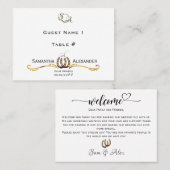 Lucky Liefde Westerne Rustieke Schuur Hoefijzers B Plaatskaartje (Voorkant / Achterkant)