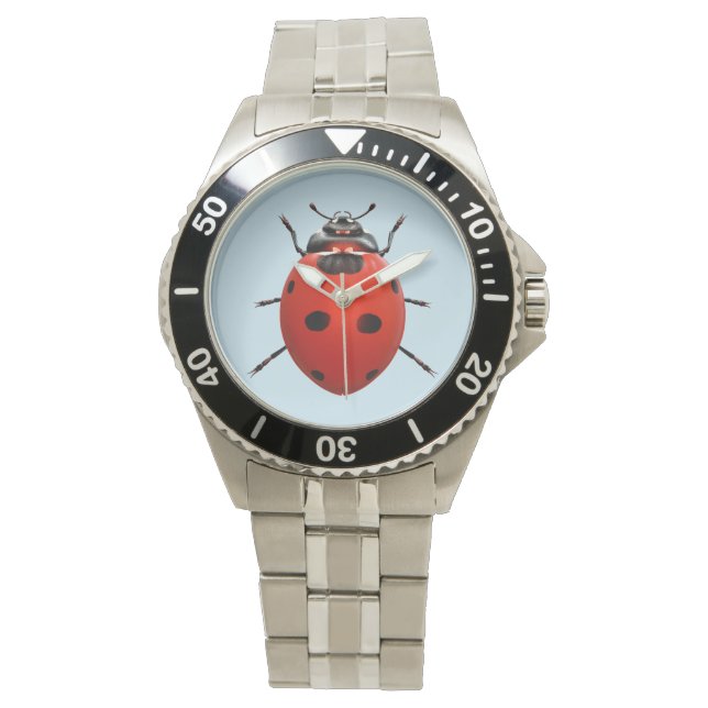 Lucky Lieveheersbeestje Horloge (Voorkant)