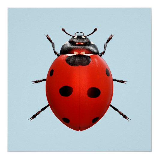 Lucky Lieveheersbeestje Perfect Poster (Voorkant)