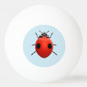 Lucky Lieveheersbeestje Pingpongbal (Achterkant)