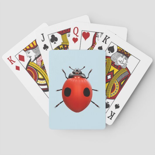 Lucky Lieveheersbeestje Pokerkaarten (Achterkant)