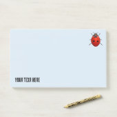 Lucky Lieveheersbeestje Post-it® Notes (Op bureau)