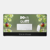 Lucky lieveheersbeestjes motivatie quote positieve bureaumat (Keyboard & Muis)