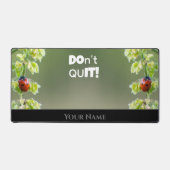 Lucky lieveheersbeestjes motivatie quote positieve bureaumat (Voorkant)