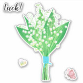 Lucky Lily van de Valley Sticker (Voorkant)