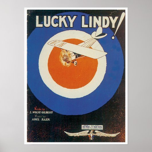 Lucky Lindy Poster (Voorkant)