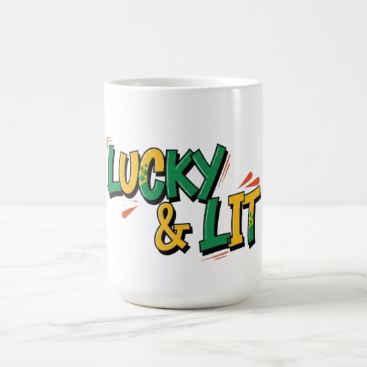 Lucky & Lit St. Patrick's Day Koffiemok (Center)