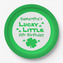 Lucky Little Birthday Papieren Bordje
