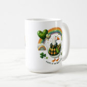 Lucky Little Duck- St. Patrick's Day Koffiemok (Voorkant rechts)