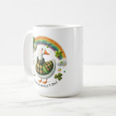 Lucky Little Duck- St. Patrick's Day Koffiemok (Voorkant links)