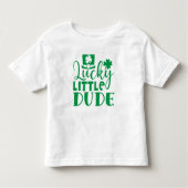 Lucky Little Dude St. Patrick's Day Kinder Shirts (Voorkant)