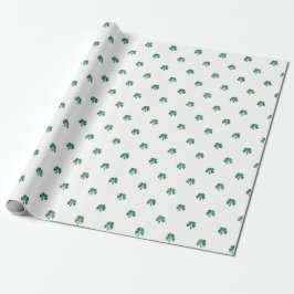 Lucky Little Four Leaf Clovers Saint Patricks Day Cadeaupapier