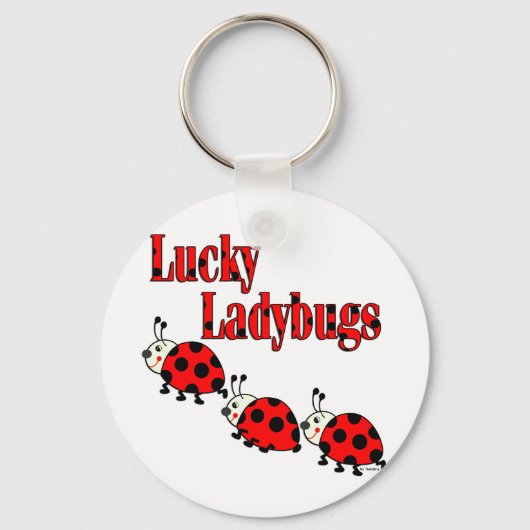 Lucky Little Ladybugs Sleutelhanger (Voorkant)