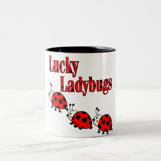 Lucky Little Ladybugs Tweekleurige Koffiemok