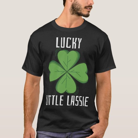Lucky Little Lassie Teacher St Patrick's Day Party T-shirt (Voorkant)
