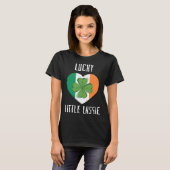Lucky Little Lassie Teacher St Patrick's Day Party T-shirt (Voorkant volledig)