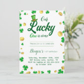 Lucky Little One - St. Patrick's Day Baby shower Kaart (Staand voorkant)