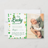 Lucky Little One - St. Patrick's Day Baby shower Kaart (Voorkant)
