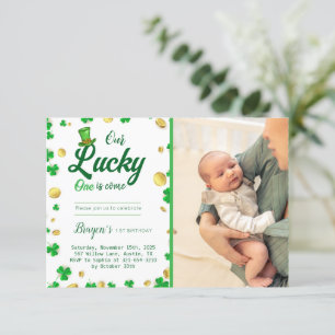 Lucky Little One - St. Patrick's Day Baby shower Kaart