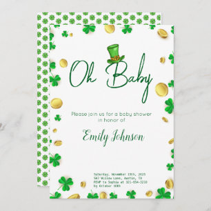 Lucky Little One - St. Patrick's Day Baby shower Kaart