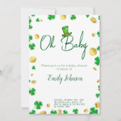 Lucky Little One – St. Patrick's Day Babyborrel Kaart (Voorkant)
