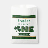 Lucky Little Shamrock 1st Birthday Bedankzakje (Voorkant)