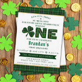 Lucky Little Shamrock 1st Birthday Kaart