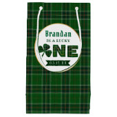 Lucky Little Shamrock 1st Birthday Klein Cadeauzakje (Voorkant)