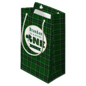 Lucky Little Shamrock 1st Birthday Klein Cadeauzakje (Voorkant Gekanteld)