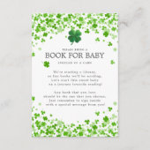 Lucky Little Shamrock Baby shower Book for Baby En Informatiekaartje (Voorkant)