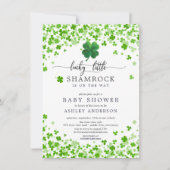 Lucky Little Shamrock Baby shower Kaart (Voorkant)