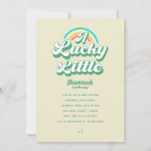 Lucky Little Shamrock Baby shower Kaart (Voorkant)