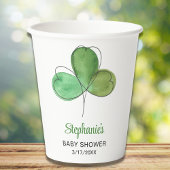 Lucky Little Shamrock Baby shower Papieren Bekers