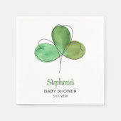 Lucky Little Shamrock Baby shower Servet (Voorkant)