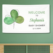 Lucky Little Shamrock Baby shower Welkom Spandoek