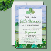 Lucky Little Shamrock Eerste Verjaardag Kaart