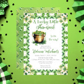 Lucky Little Shamrock St. Patrick's Baby shower Kaart