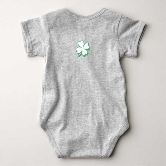 Lucky Little St. Patrick's Baby Day Romper (Achterkant)