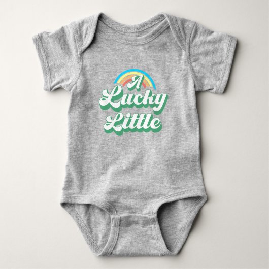 Lucky Little St. Patrick's Baby Day Romper (Voorkant)