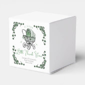 Lucky Little Thank You St Patricks Day Baby shower Bedankdoosjes (Achterkant)